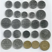 1 Cruzeiro 1970 1972 1979 1985 + 50 Centavos 1967 +20 Moedas