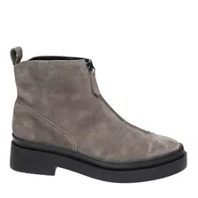 Bota Couro Cano Curto Tabita 10482363 Cinza