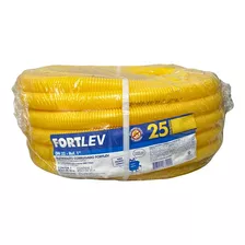 Eletroduto Corrugado Anti Chamas Amarelo 1 Polegada 25m 