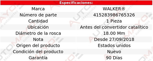 Sensor De Oxgeno Antes Cc S5 Sportback 3.0l V6 18-19 Foto 6