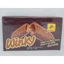 Chocolate Barra Winky 10 Piezas De La Rosa Tipo Milky Snicke