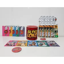 Kit Eu Fico Loko - Christian + Cards + Botton + Caneca
