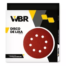 Disco De Lixa 225mm Grão 120 C/ 10pç P/ Lixadeira Wbr Wagner