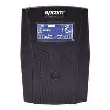 Ups Epcom 600va/360w Entrada Y Salida 120 Vca Regulador Color Negro