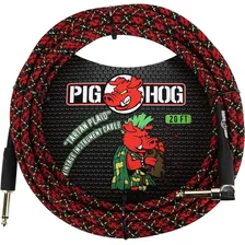 Pig Hog Cable P Guitarra, Bajo Tartan Plaid 6m 