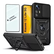 Carcasa Antigolpes 360 Anillo Para Xiaomi 12 Lite 5g +lamina