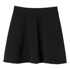 Falda Corta Negra De H&m, Talla M