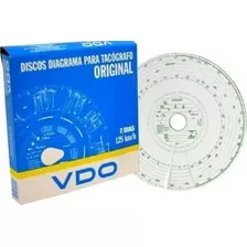 Disco De Tacografo Semanal Vdo 125km/h Por 10 Cajas