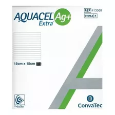 Aquacel Ag+ Extra Prata 15x15cm Cx C/05 Unid Frete Grátis