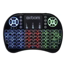 Mini Controle Teclado Sem Fio Tv Smart, Tv Box Netflix Led 