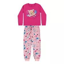 Pijama Infantil Bebê Em Meia Malha Masculino E Feminino