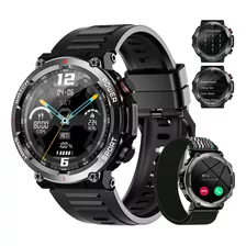 Blackview Smartwatch Bvw50 1,96 Esportes Militares Ao Ar Livre Lanterna Bluetooth 3 Atm Á Prova D'água