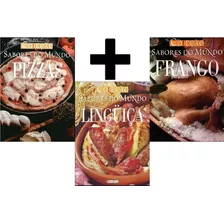 Coleção Sabores Do Mundo - Pizzas, Linguiça & Frango C/ 3 Livros !, De Anne Mcrae & Holly Willis., Vol. 1 Ao 3. Editora Girassol, Capa Mole Em Português, 2000