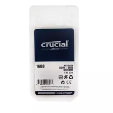 Memoria Ram P/ Notebook Crucial 16gb Ddr4-2666 1.2v M16