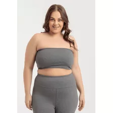 Top Faixa Plus Size Malha Grossa Premium Liquidação 3035a