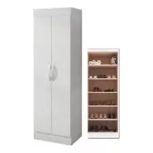 Mueble Ropero Armario Multiuso, El Mejor,!! 55x185x38 Color Blanco