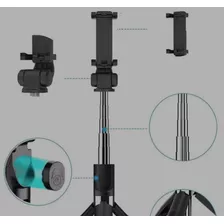 Tripé Bastão De Selfie C/ Controle Bluetooth Hmaston Zp-002