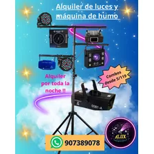  Alquiler De Luces Y Máquina De Humo Para Fiestas (oferta) 