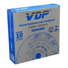 Discos De Tacografo Semanales Vdp 125 Km/h (10 Semanas)