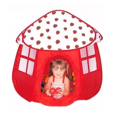 Toca Barraca Infantil Cabana C/100 Bolinhas Braskit Original