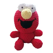 Amigurumi Elmo Tejido 100% A Mano En Crochet