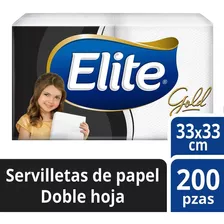 Servilletas Elite Gold 200 Serviletas