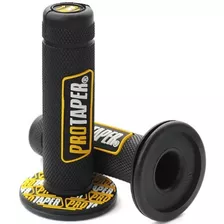 Puños Protaper Negro Amarillo Moto Buen Agarre Stunt Cross