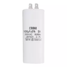 Capacitor 100mfd 250v Condensador Terminal Cbb60 100uf 250v