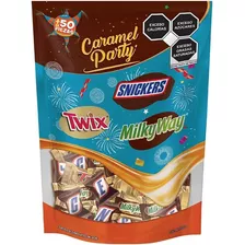 Surtido Chocolates Caramel Party Snickers, Twix Y Milky Way