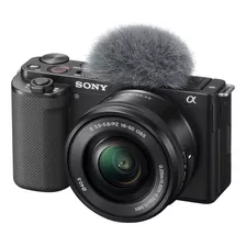 Câmera Mirrorless Sony Zv-e10 24,2 Mp 4k + Lente De 16-50 Mm