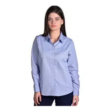 Blusa Para Dama Oxford Bonanza Manga Larga