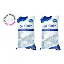 2 Gel Clinico Contato Condutor Ultrassom Incolor Bag 5kg Rmc