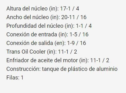 Radiador De Agua Apdi Gmc K2500 4.3l 262cu. In. V6 88-93 Foto 2