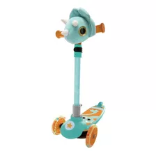 Patinete Infantil 3 Rodas Mais Seguro Pelúcia Com Led Toyng