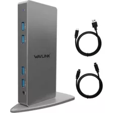 Wavlink Usb 3.0 Estación De Acoplamiento Dual Para Computado