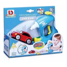 Auto Volkswagen Gas & Go Burago Bb Junior Sonido Y Lanzador 