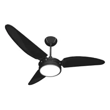 Ventilador De Teto Ventex Laura Led 18w 6500k Pás Policarbon Cor Das Pás Preto/fumê Voltagem 127v