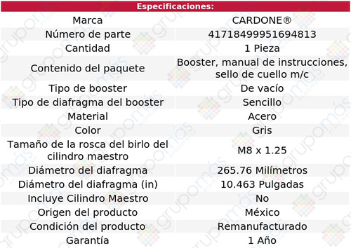 Booster Frenos Cardone Reman Lexus Rc300 2021 Foto 5