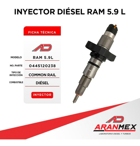 Inyector Disel Ram 5.9 L  Foto 3