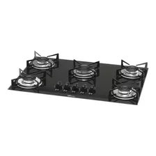 Cooktop A Gás 5 Bocas Fischer Mesa De Vidro - 1642-6985