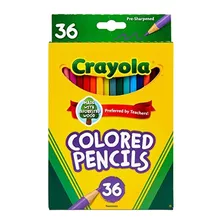 Crayola Coloreo Los Lapices Preafinados Largos (grandes Para