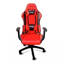 Silla De Escritorio Soul Game-ch100 Gamer Ergonómica Roja