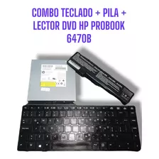 Combo Teclado+pila+lector Dvd, Hp Probook 6470b