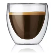 Vaso Cafe Doble Vidrio Arezzo Expreso 80 Ml