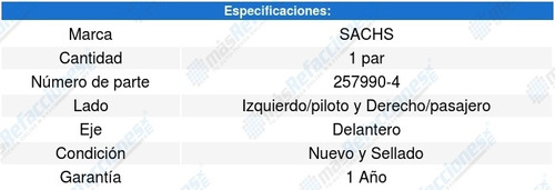 Kit-2 Amortiguadores Gas Delanteros Land Cruiser 07 A 09 Foto 3