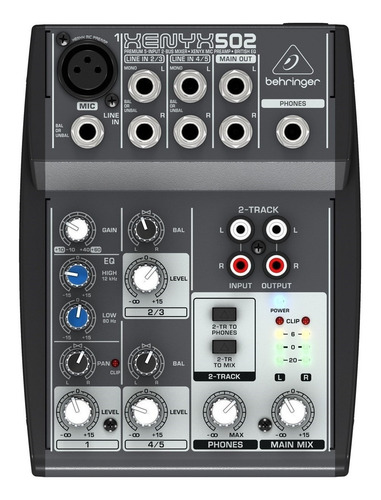 Consola Behringer 502 Xenyx De Mezcla 100v