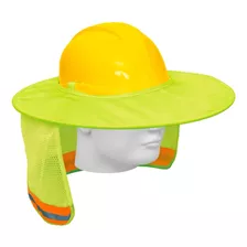 Protector Solar Plegable Para Casco Verde Con Reflejante Tru