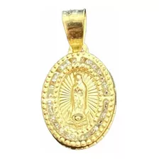 Medalla Virgen De Guadalupe Oro 10 Kilates Dije Niña Dama