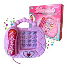 Telefone Musical Bebê E Crianças Brinquedo Piano Infantil