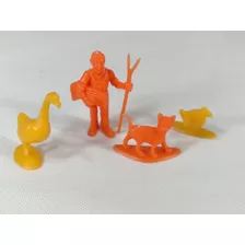 Brinquedo Fazendinha Chambourcy - Nestle Anos 80 - Os 4
